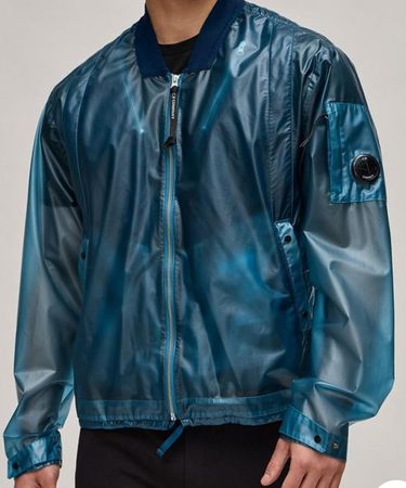 C.P. Company Bomberjacke blau transparent Grösse L neuwertig