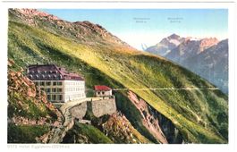 Hotel EGGISHORN (2935 m) im Sommer ca. 1920 (VS)