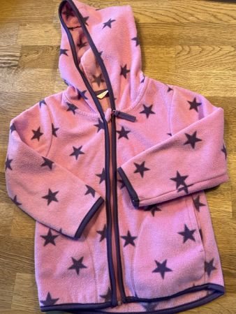 Fleecejacke Smile rosa mit Sternen Grösse 92 gebraucht