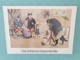 Die fröhliche Katzenfamilie Katzen Buch NEU verschweisst