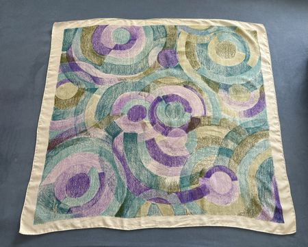 Edler Schal mit abstraktem Muster, Vintage Stil