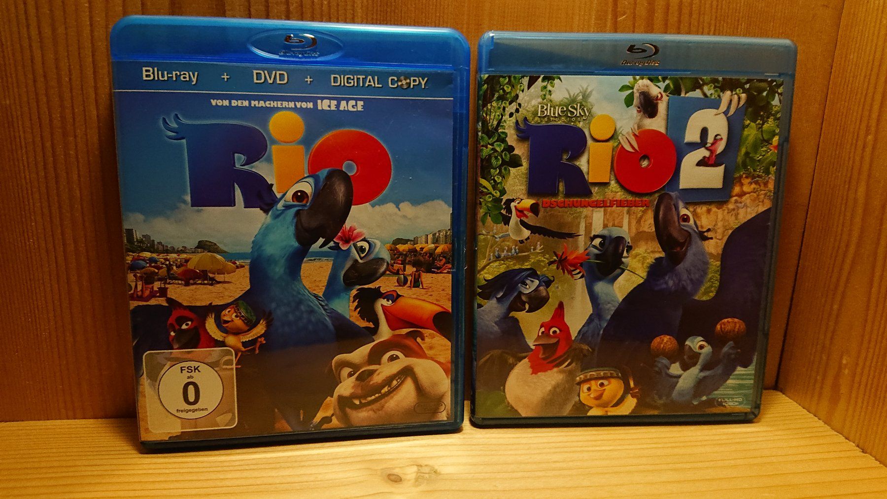 Tutti i DVDs: RIO 1 und 2 auf Blu-Ray – Usato da Wilderswil venduto da Exebub
