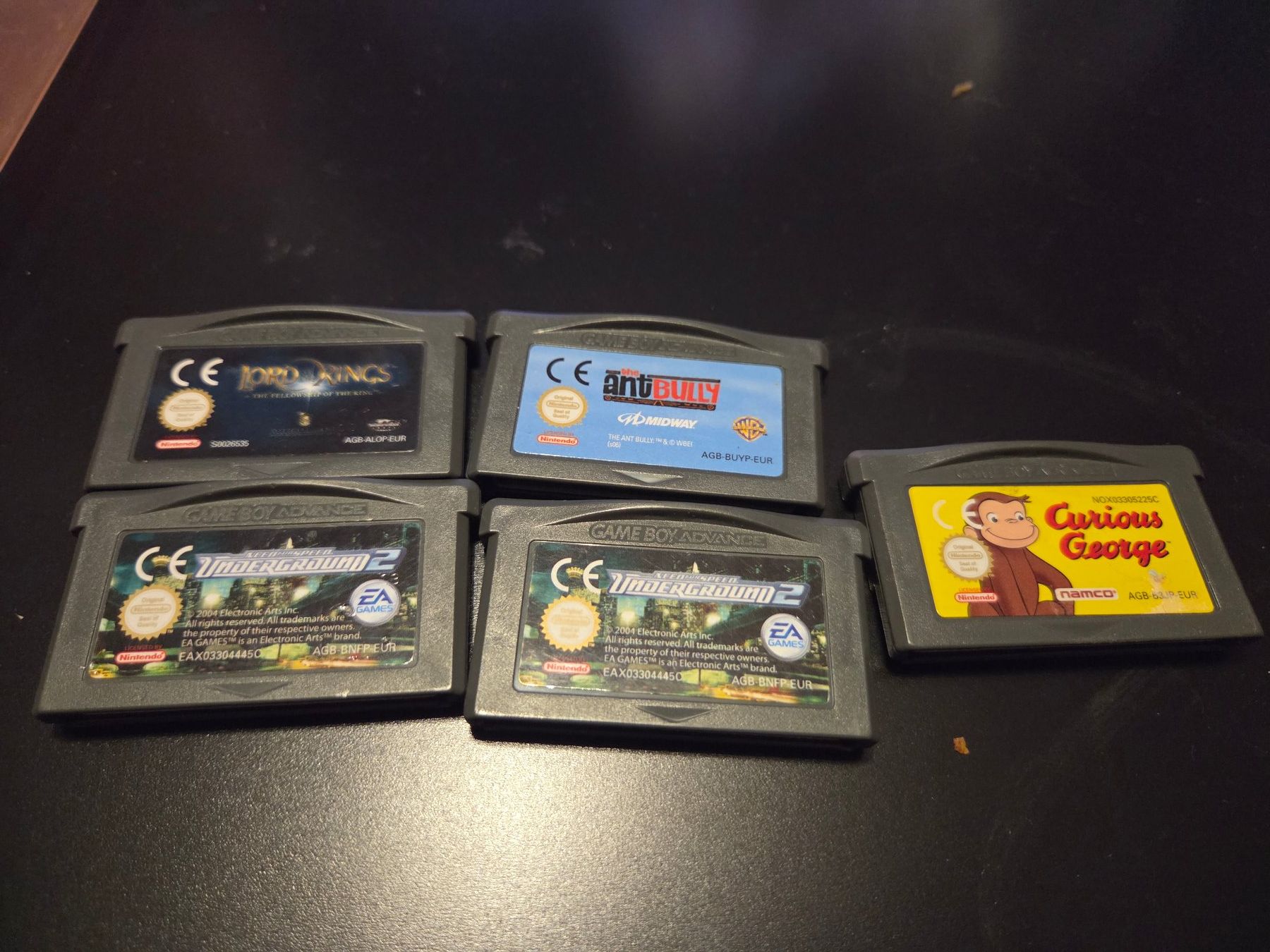 Giochi: 5x GameBoy Advance Spiele - Herr der Ringe, Need for Speed – Usato da Vilters venduto da oOLinkOo