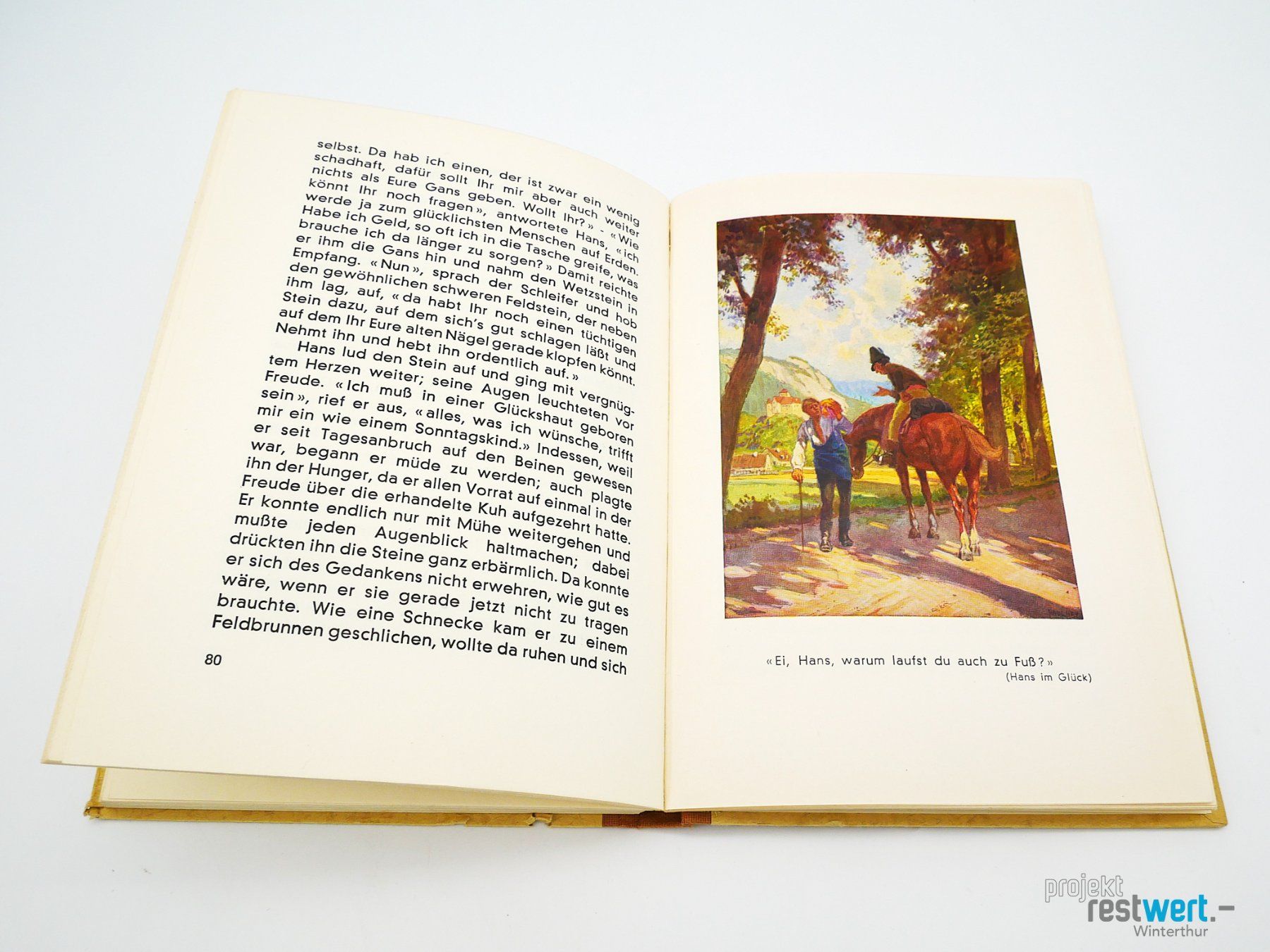Libri: L.BECHSTEIN u. ANDERSEN Fünfzehn schöne Märchen – Usato da Winterthur venduto da Restwert_Winterthur 4