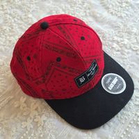 Coole Black Squad Cap, Rot/Schwarz, neuwertig, Gr One Size