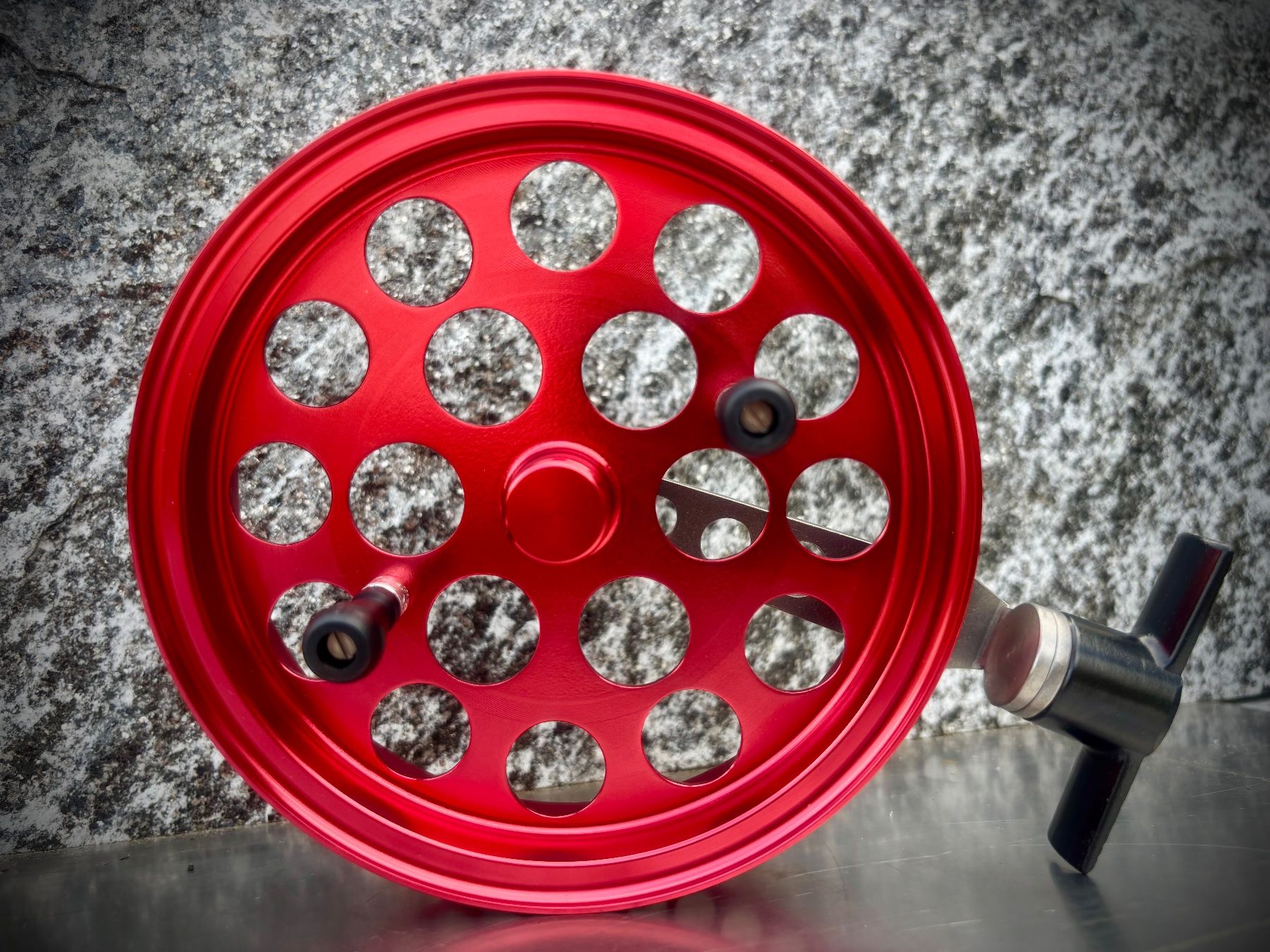 Rollen & Spulen: RedDevil  Wenderolle / Laufrolle Fluss – Neu (gemäss Beschreibung) aus Arbon von Helmuth 1