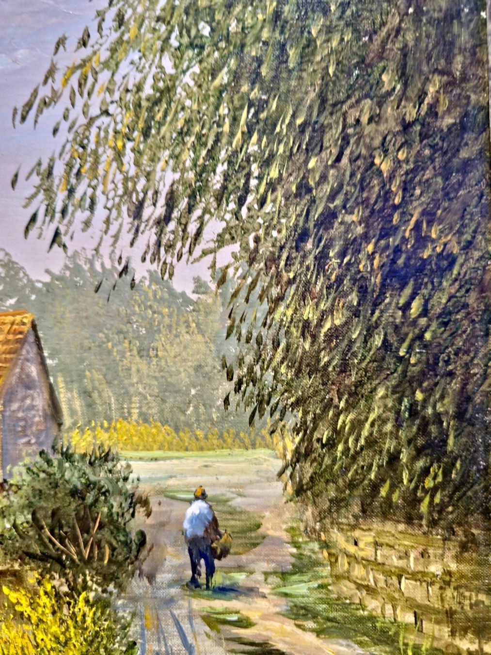 Dipinti: Vintageszene: Ölgemälde mit Bretagne-Flair – Usato da Bern venduto da Djenestra 6