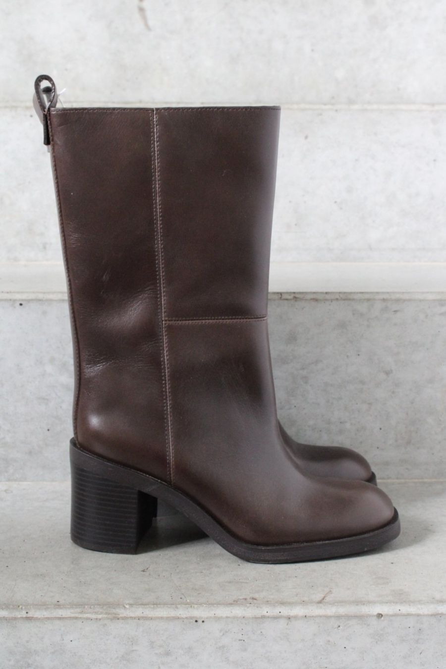 Zara Scarpe da donna: NEW Zara Leather Boots – Nuovo (secondo la descrizione) da St. Gallen venduto da look-twice 3