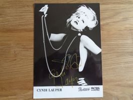 Autogramm CYNDI LAUPER - 13x18 original handsigniert