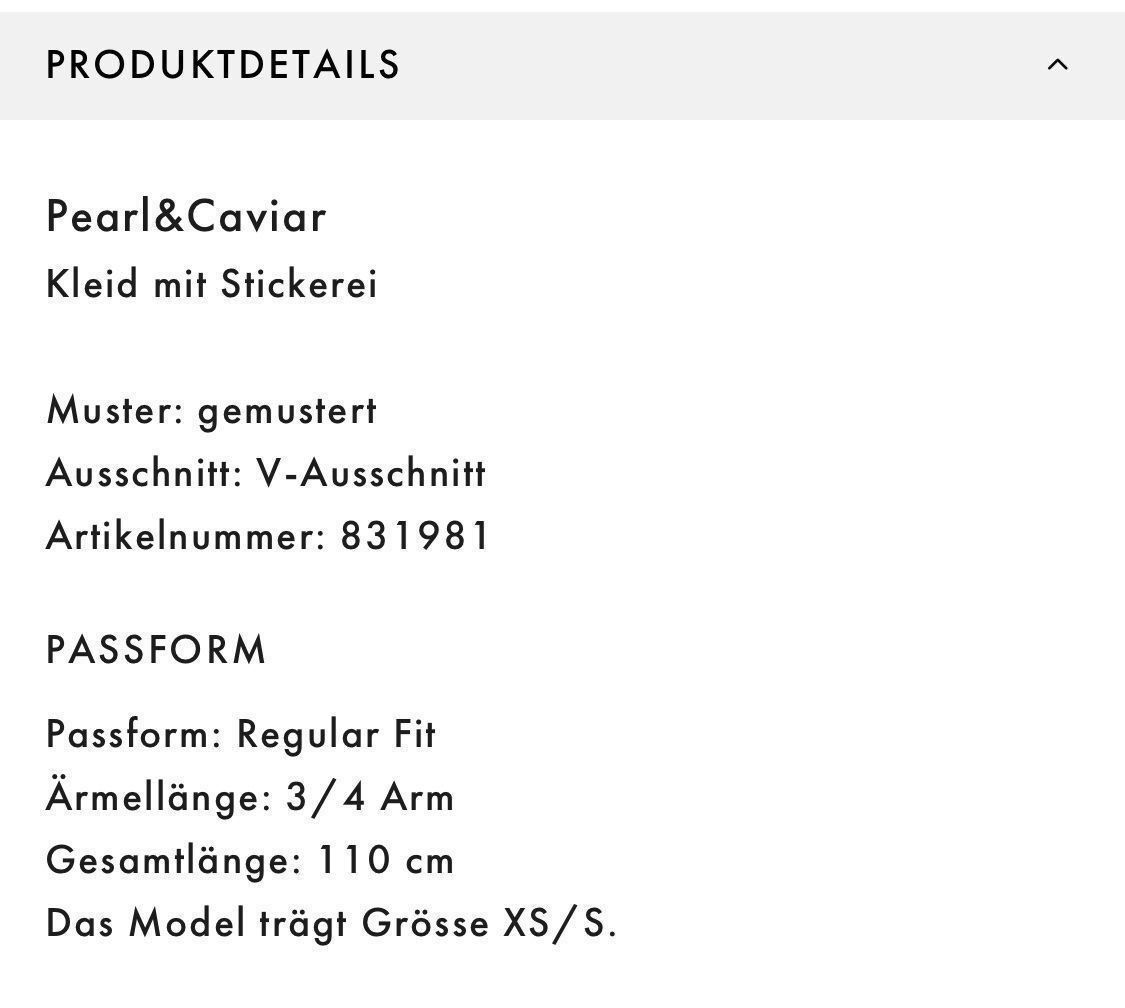 Vestiti: Pearl & Caviar Kleid – Nuovo e nell'imballaggio originale da Küsnacht ZH venduto da Studjus 4