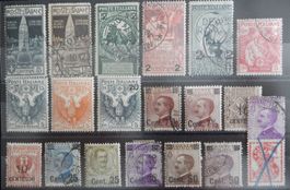 Italien ex. Kat. 105-172 */gest. 1912/27 Kat. 90 Euro