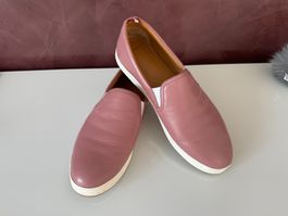 Bally Hinka Damen lila Ledersneaker 38 Obermaterial: Leder