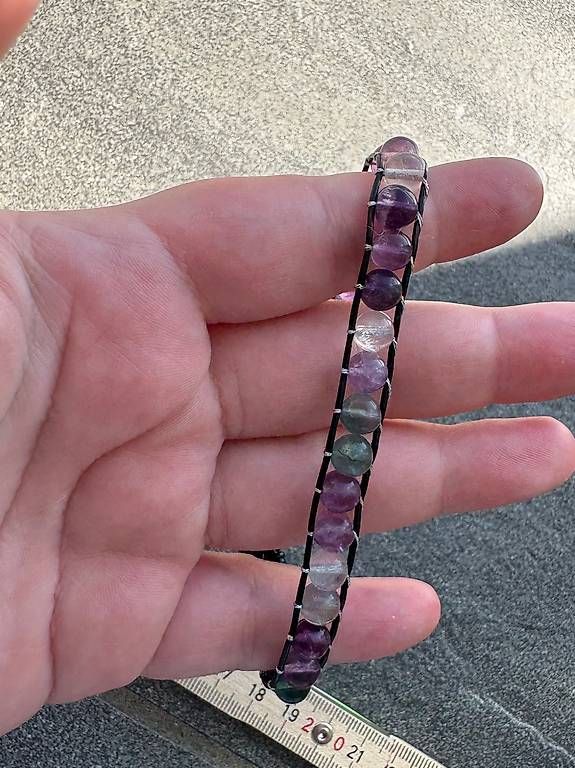 Armbänder & -reifen: Bracciale macrame con fluorite – Gebraucht aus Salorino von Ann_db 3