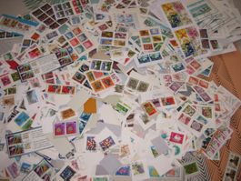 Timbres suisses sur fragments