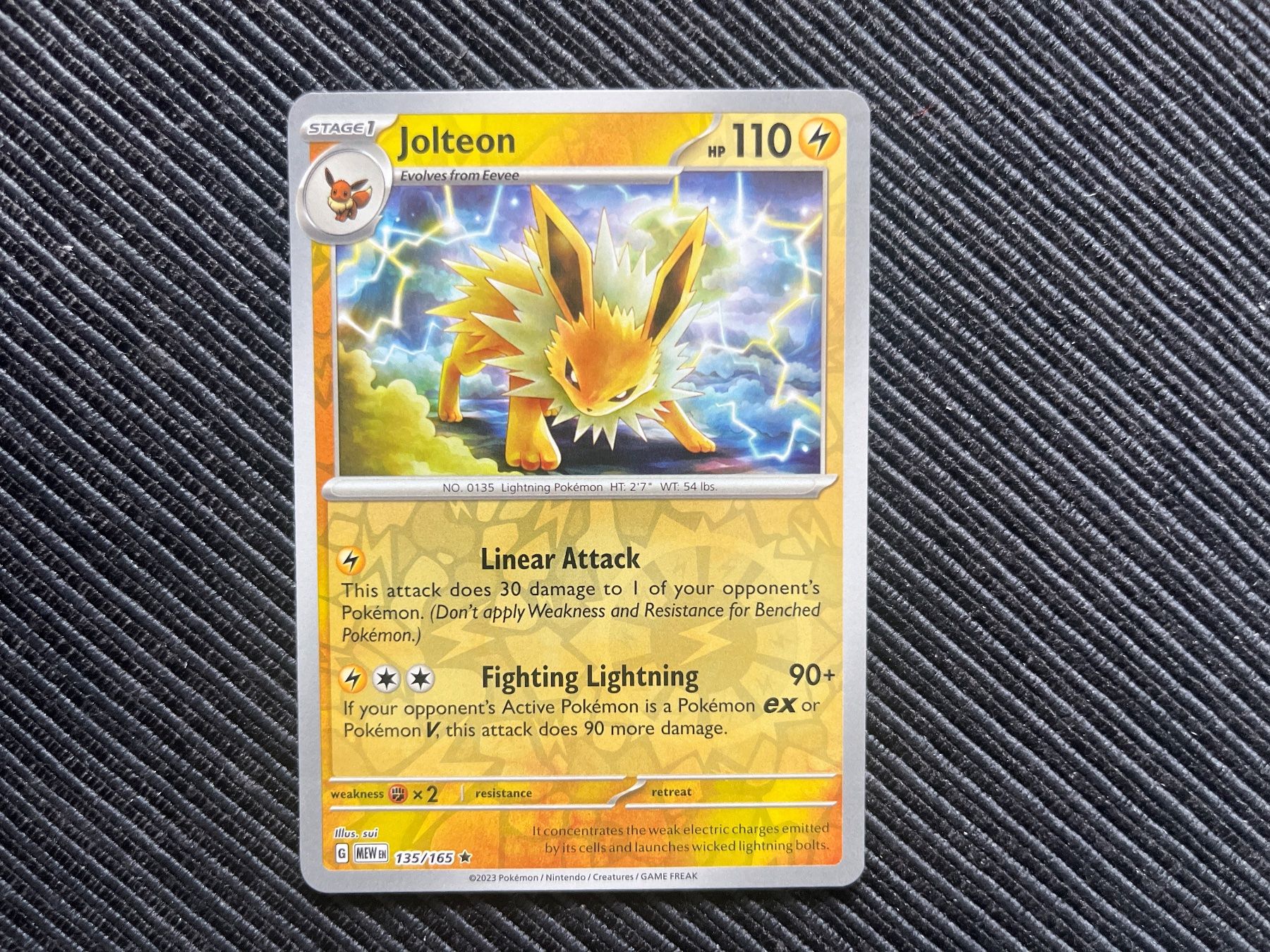 Pokémon Sammelbilder & Trading cards: Pokemon Jolteon Reverse Holo Scarlet Violet 151 Englisch – Neu (gemäss Beschreibung) aus Wabern von Collectfun