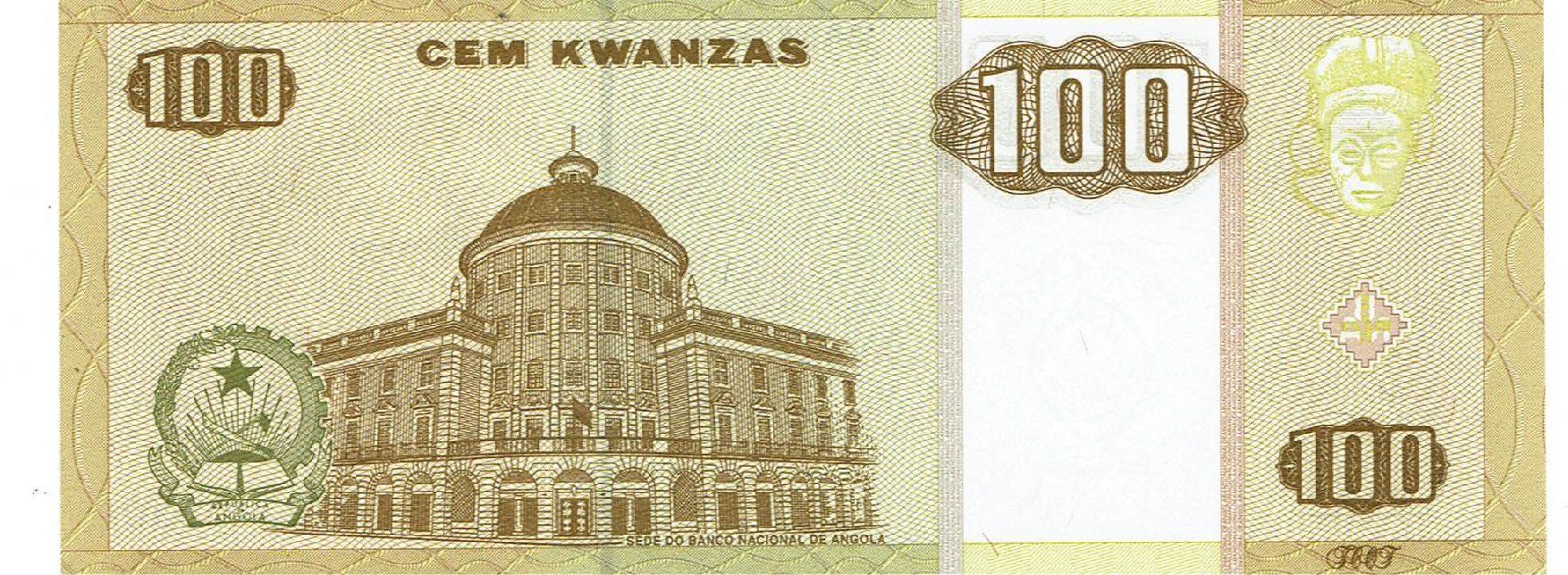 Banknoten: Angola 100 Kwanzas 10.1999 P-147 UNZ – Neu (gemäss Beschreibung) aus Steffisburg von ber_8htf 1