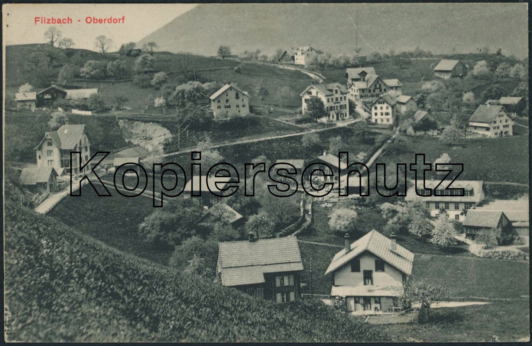 Cartoline postali: GL Filzbach – Usato da Schindellegi venduto da leecollect