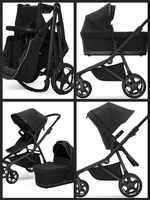 NEU: Kinderwagen THULE Sleek 2 inkl. Bassinet schwarz