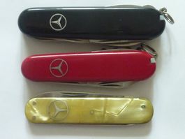 Sackmesser VICTORINOX Officier + Solingen PW MERCEDESSTERN
