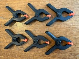 Federklemmen 6 Stück NEU