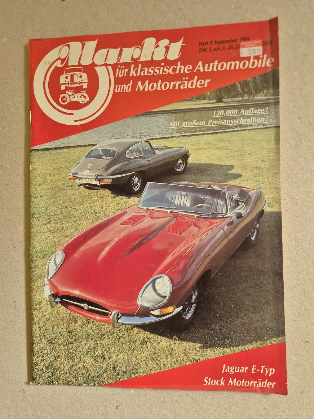 Zeitschriften & Magazine: Markt Heft 9 September 1984 Jaguar E-Typ  – Gebraucht aus Langendorf von zvonu161