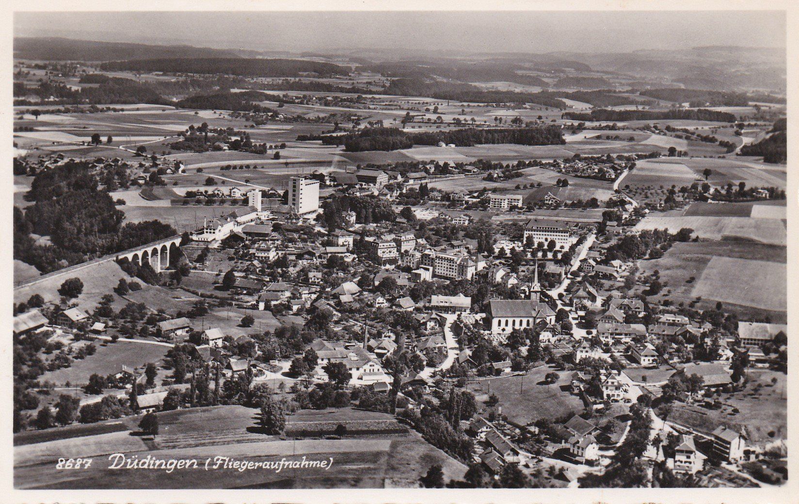 Cartoline postali: AK - Düdingen - gel. 1.2.1960 – Usato da Fribourg venduto da schnalla92