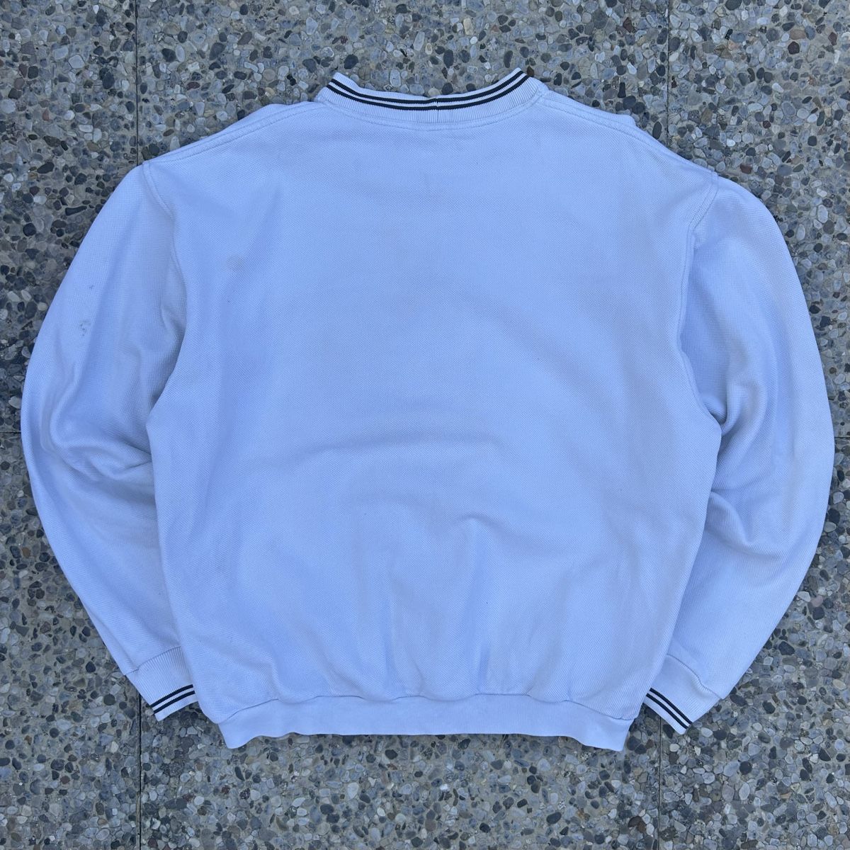 Maglioni & Felpe: Vintage White Sergio Tacchini embroiedered sweatshirt – Usato da brent venduto da fukusapes 2