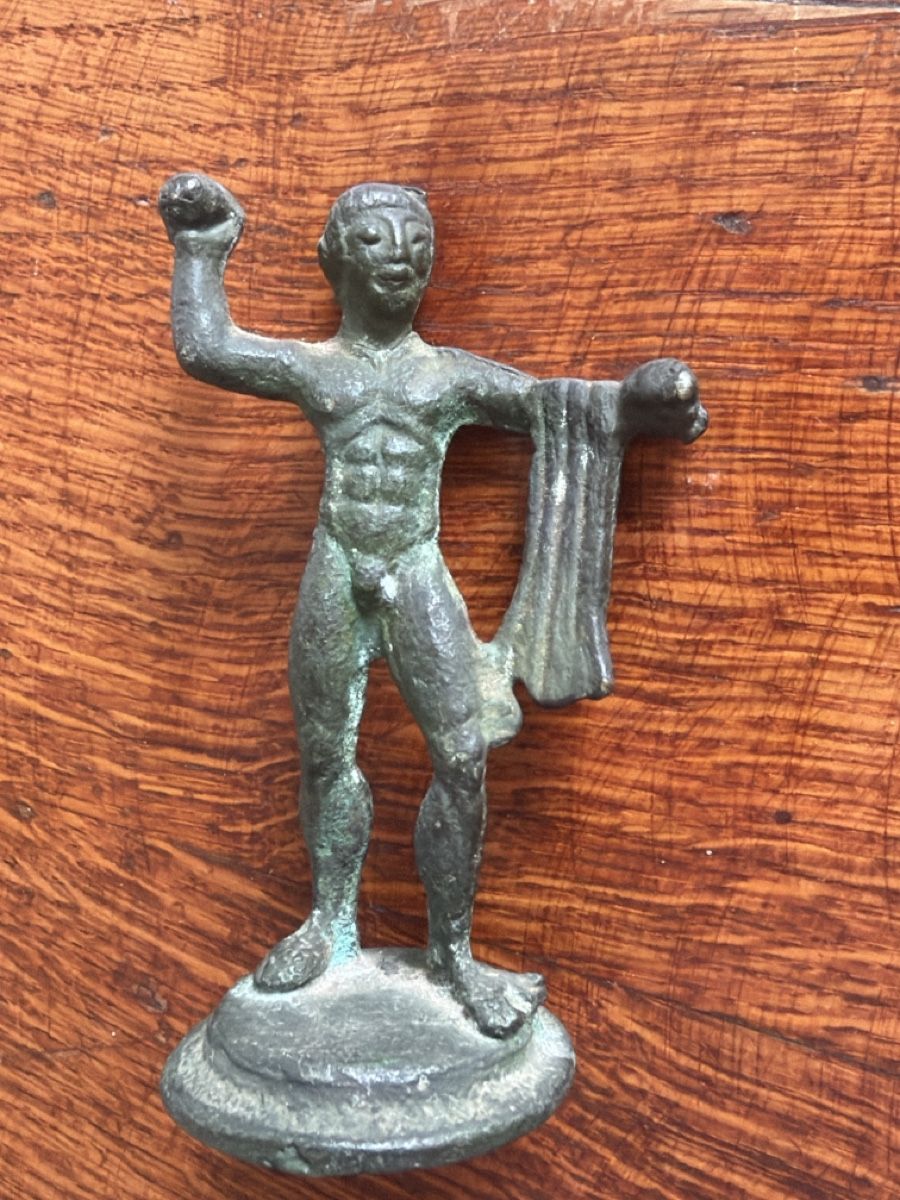 Sculture & Statue: Etruskischer Krieger Bronze Skulptur Replik – Usato da Riedholz venduto da Frettchen63