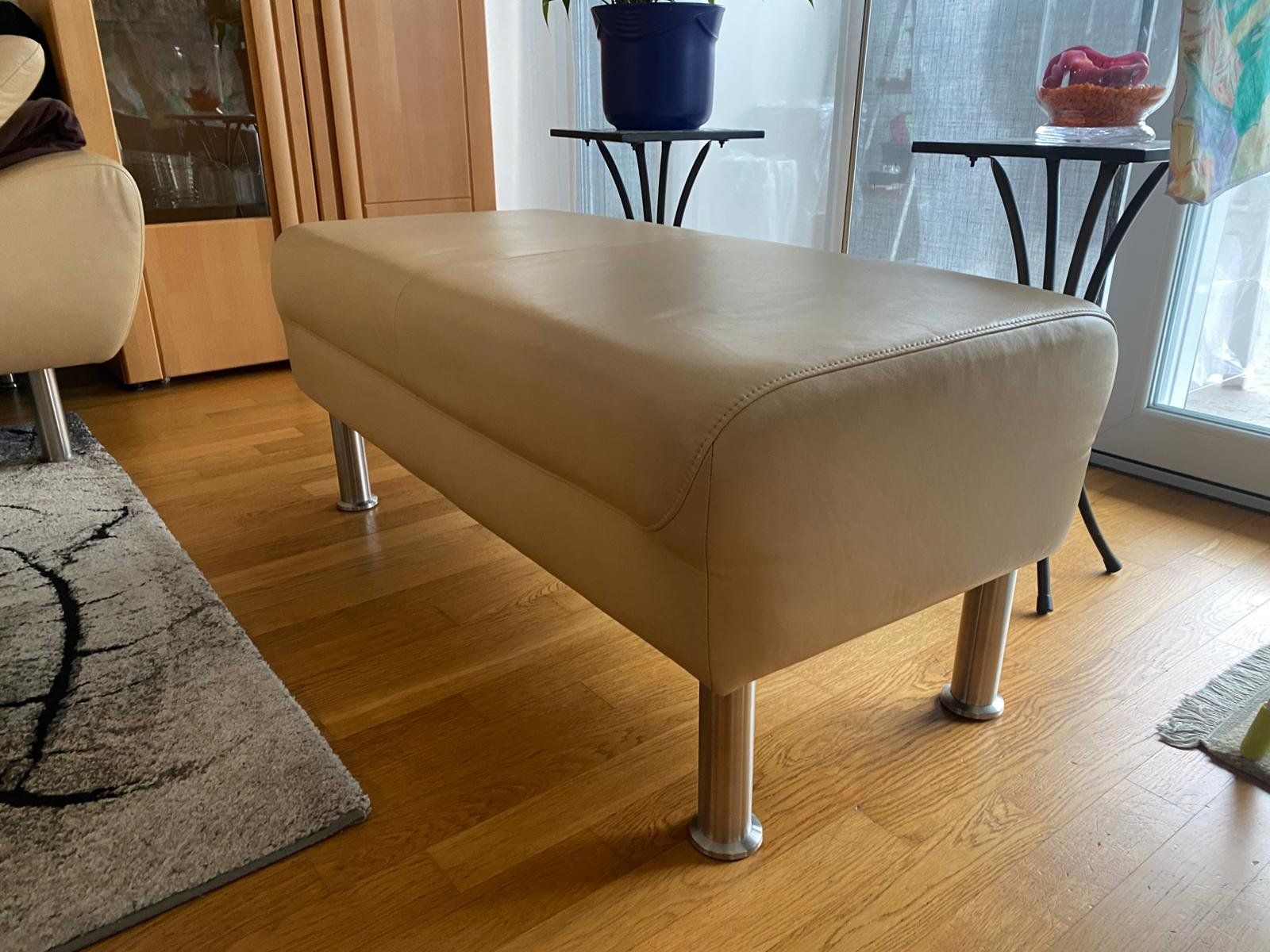 Divani: Leder-Ecksofa inkl. langen Hocker – Usato da Tägerwilen venduto da Taegi01 5