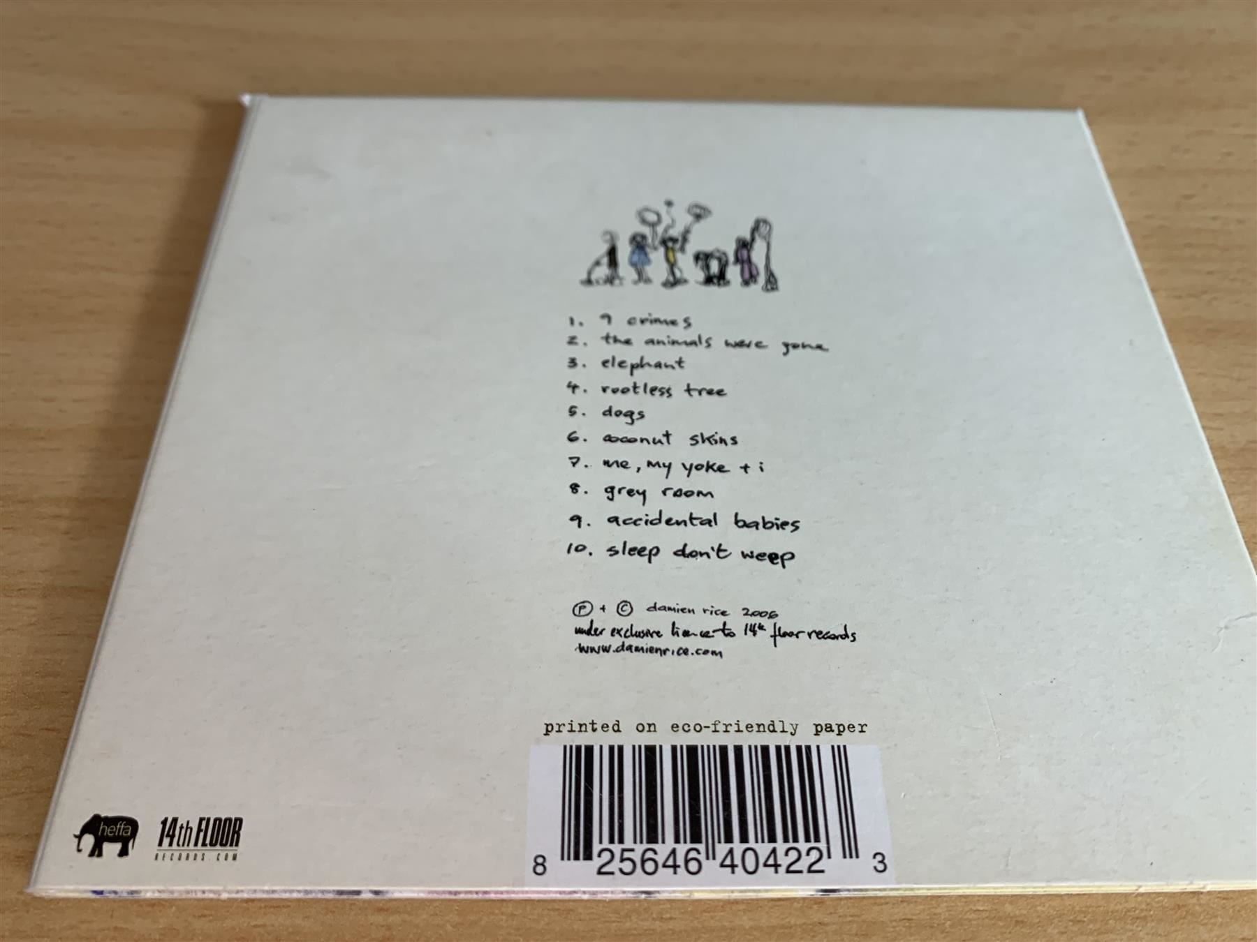 CD: Damien Rice – 9 – Usato da Rikon im Tösstal venduto da Alpenmutz 1