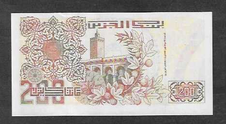 Banconote: Algerie  200  Dinars  1992  Bankfrisch – Nuovo (secondo la descrizione) da Gordola venduto da coinsandnotes 1
