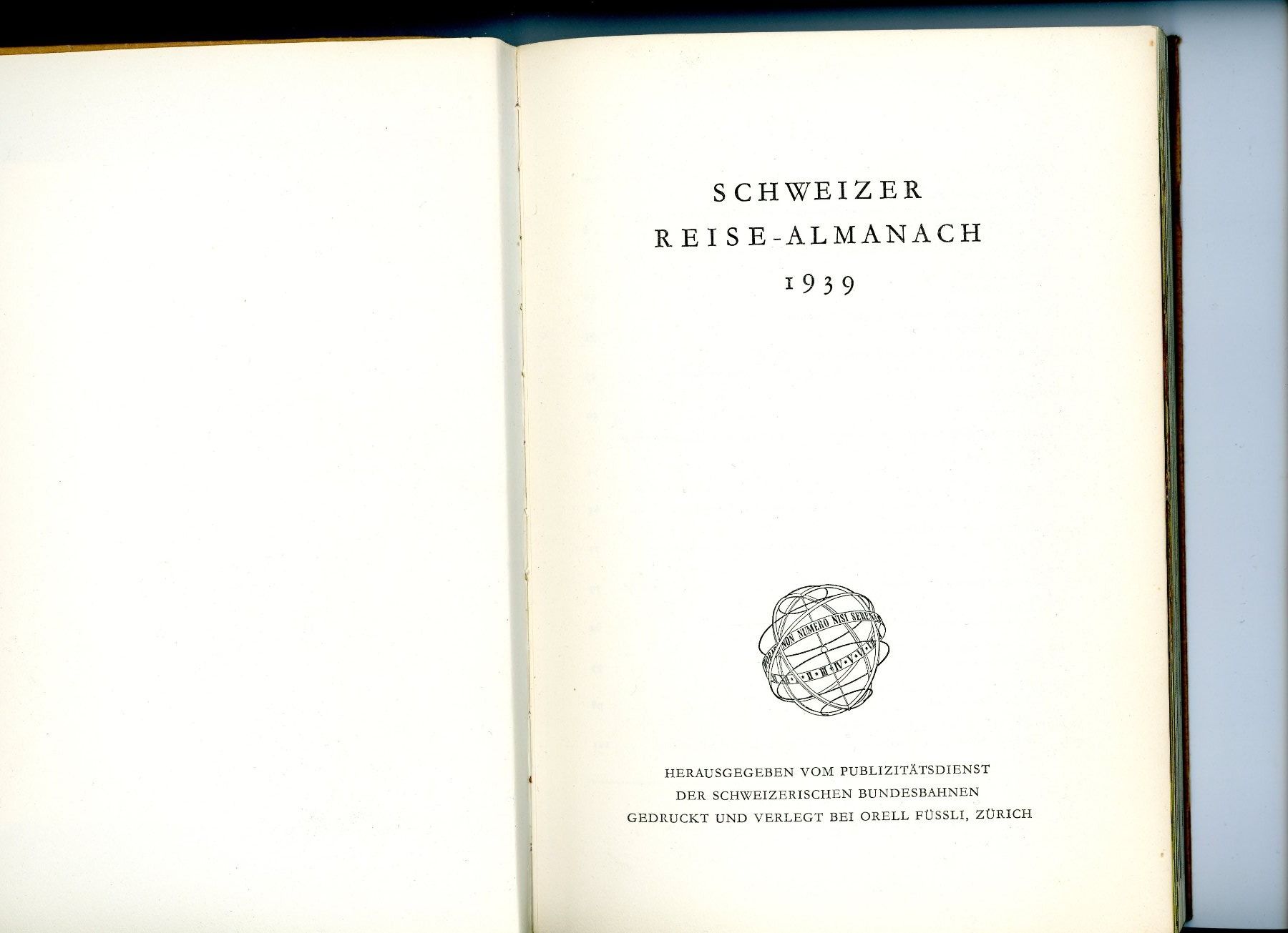 Livres: Schweizer Reise-Almanach 1939 – D'occasion à Einsiedeln par otm_7s5v