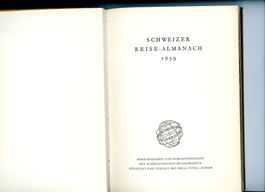 Schweizer Reise-Almanach 1939