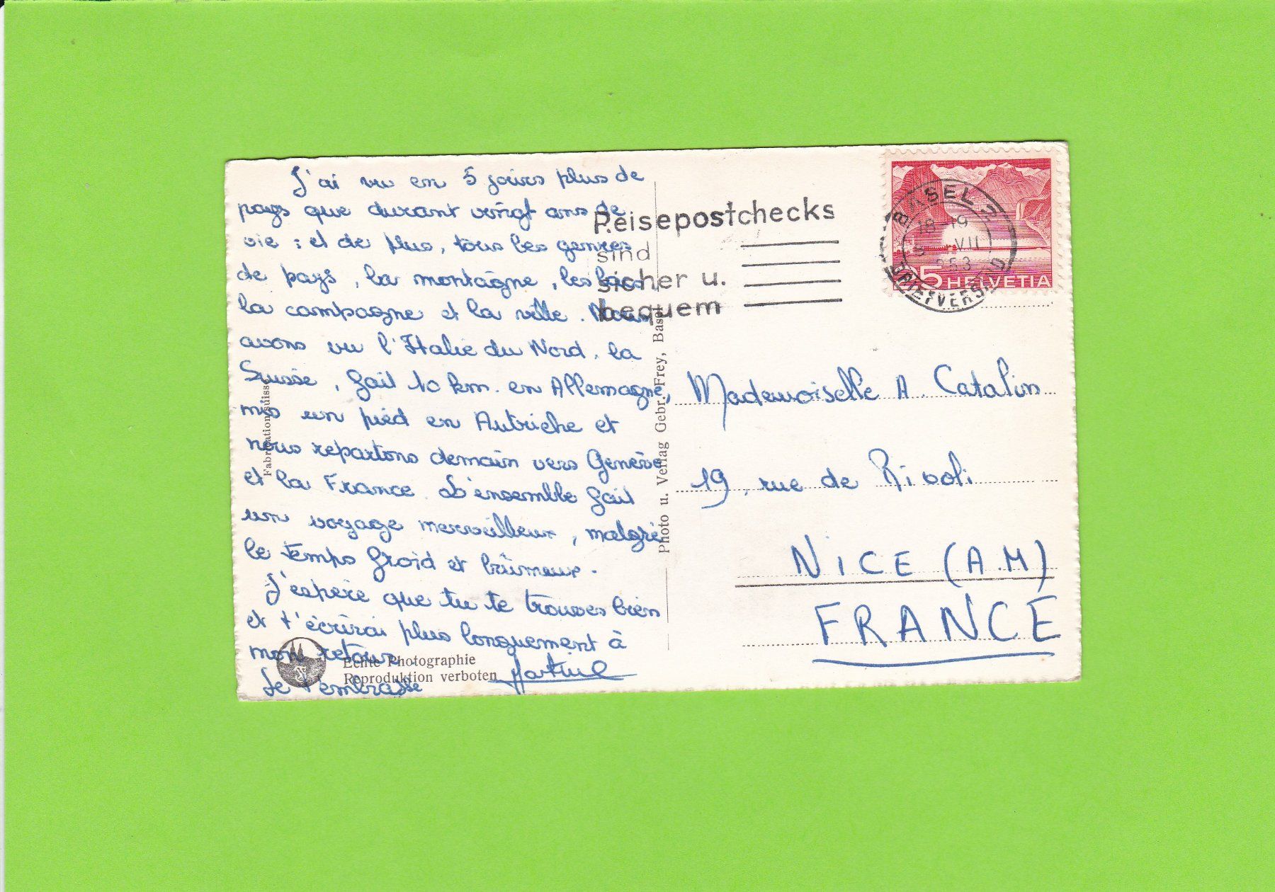 Cartoline postali: Basel-Spalentor-belebt – Usato da St. Peterzell venduto da neckertal 1