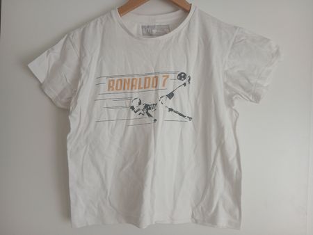 T-Shirt Cristiano Ronaldo 7 Portugal 9/11 Years white