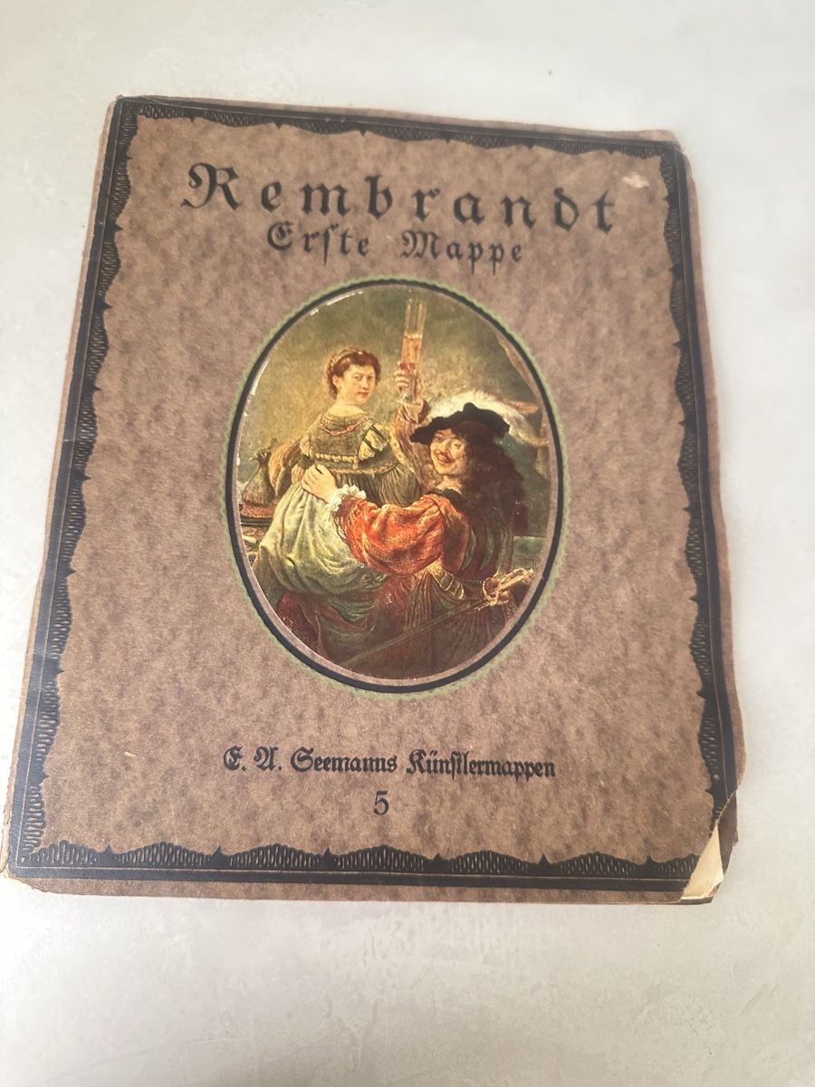 Libri: 2 antike Kunstmappen / Rembrandt / E. A. Seemanns – Usato da Nebikon venduto da Vanessa2003