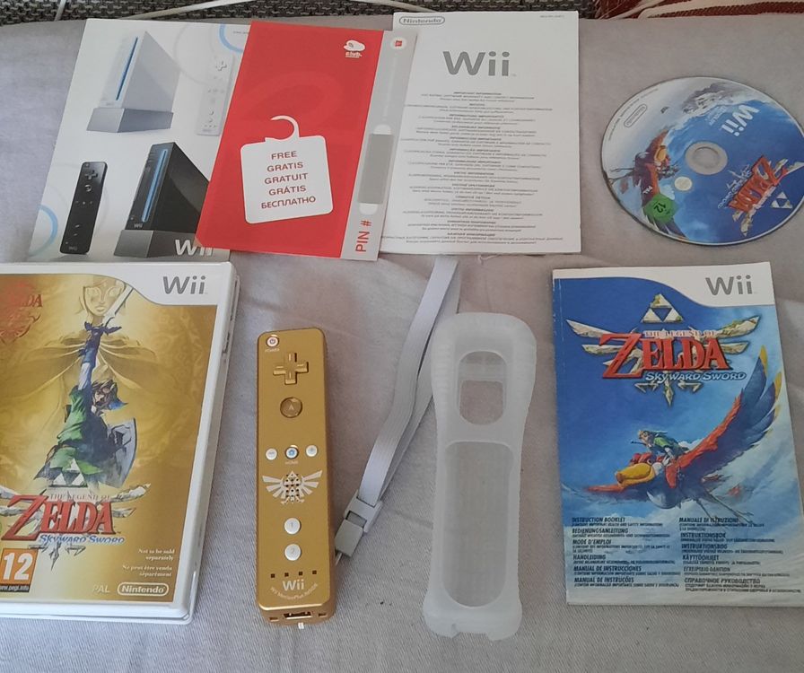 Wiimote REMOTE PLUS ZELDA + JEU SKYWARD SWORDWII WII U Kaufen auf Ricardo