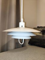 Retro Hängelampe, weiss, guter Zustand, Durchmesser 40cm