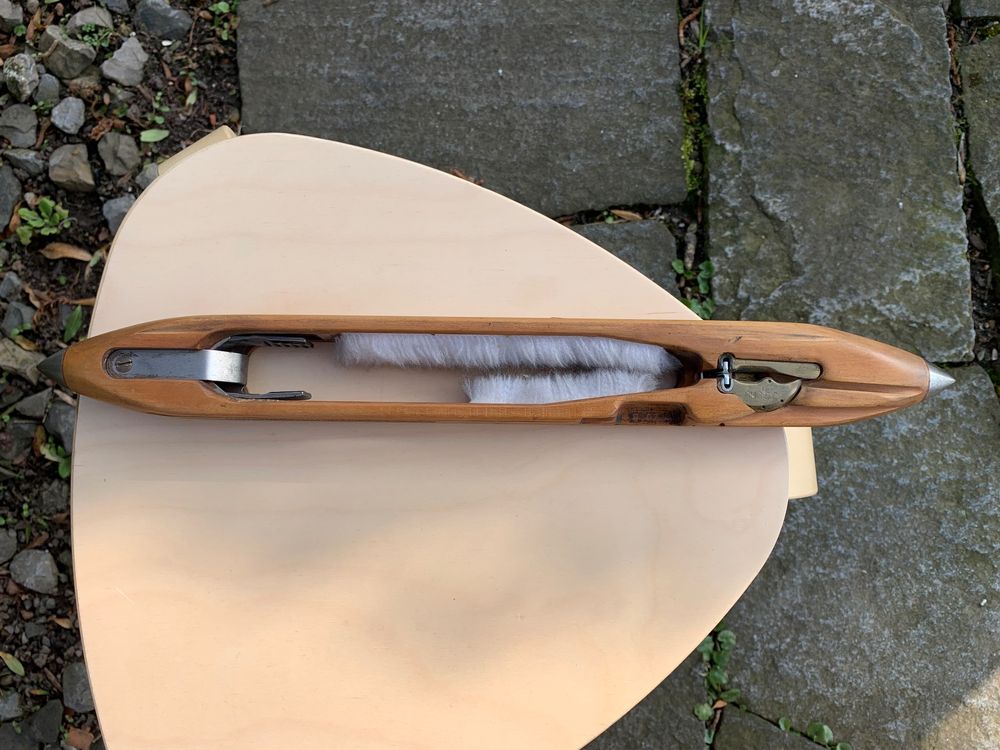 Webschiffchen Aus Holz Trapezförmig - Handwebwerkzeug Für Pullover Und Schals