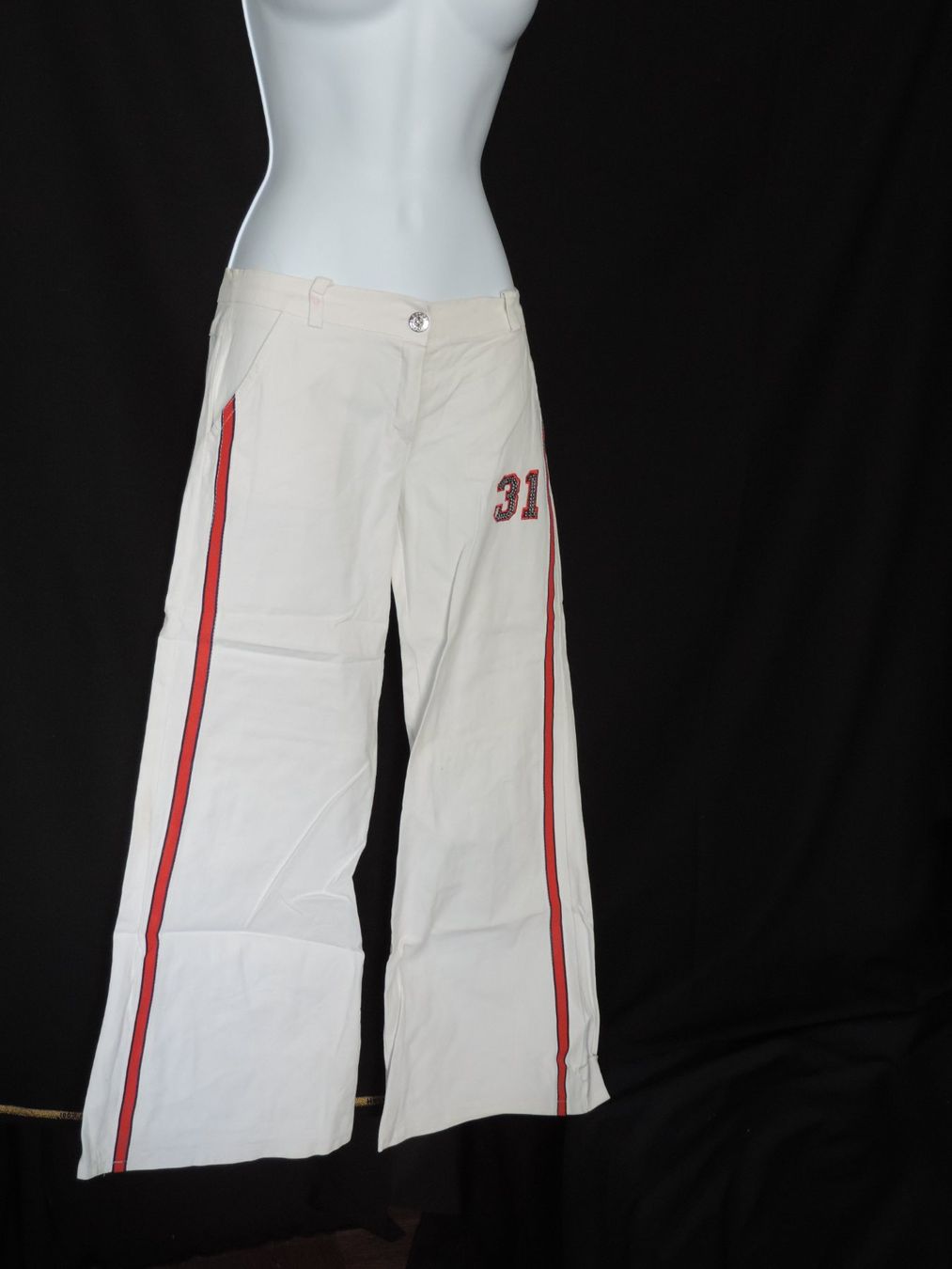 Pantaloni: pantalon stretch blanc – Usato da Genève venduto da Axelle333 4