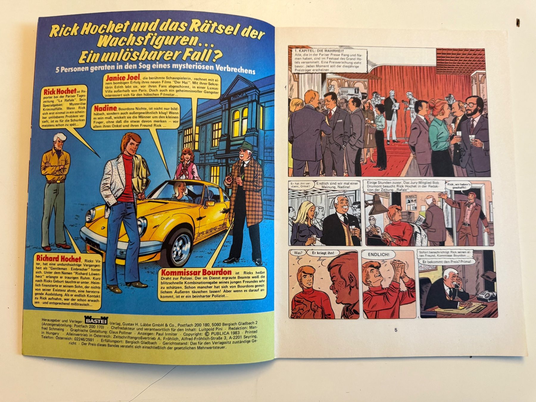 Fumetti: RICK HOCHET BAND 1 – Usato da Münsingen venduto da Ganjam 3