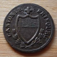 2 1/2 Rappen Fribourg, 1846