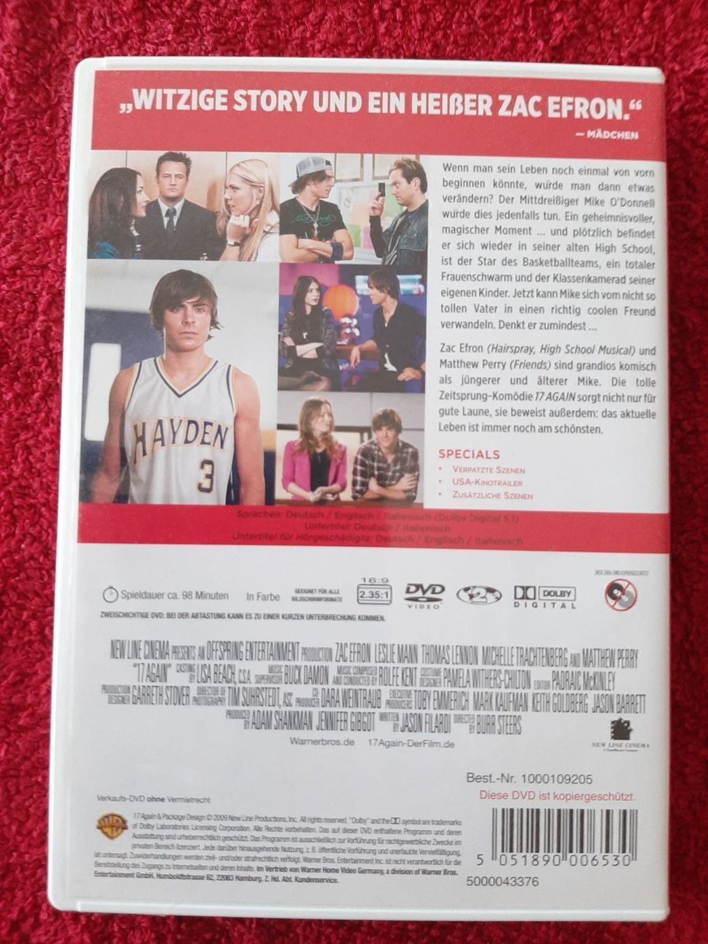 Tutti i DVDs: 17 AGAIN. Er ist zurück. Mit Zac Efron. – Nuovo (secondo la descrizione) da Urtenen-Schönbühl venduto da Kahru 1