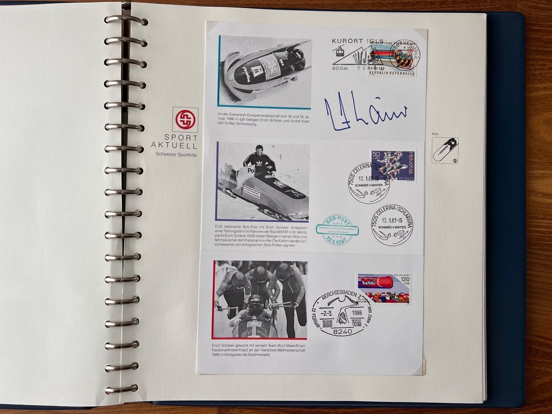 Album: Briefmarkensammlung Schweiz. Sporthilfe – Usato da Adligenswil venduto da mypremium-shop 3
