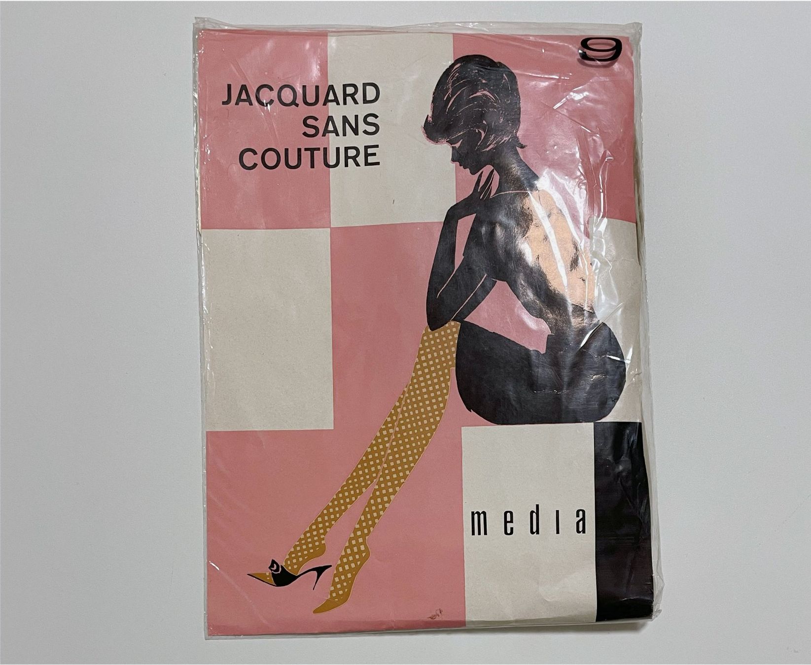 Calze & Collant: Strümpfe media Jacquard gemustert Gr. 9 hell creme – Nuovo e nell'imballaggio originale da Brüttisellen venduto da Buxus