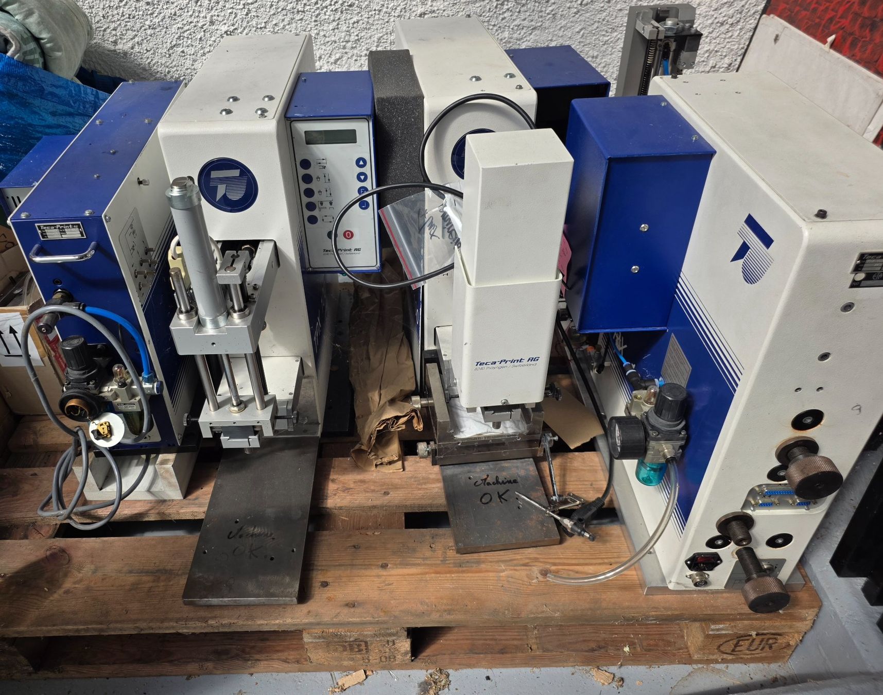 Tutte le macchine: Lot de décalqueuses Teca-Print  (3 machines) – Usato da St-Imier venduto da inf_h7kx