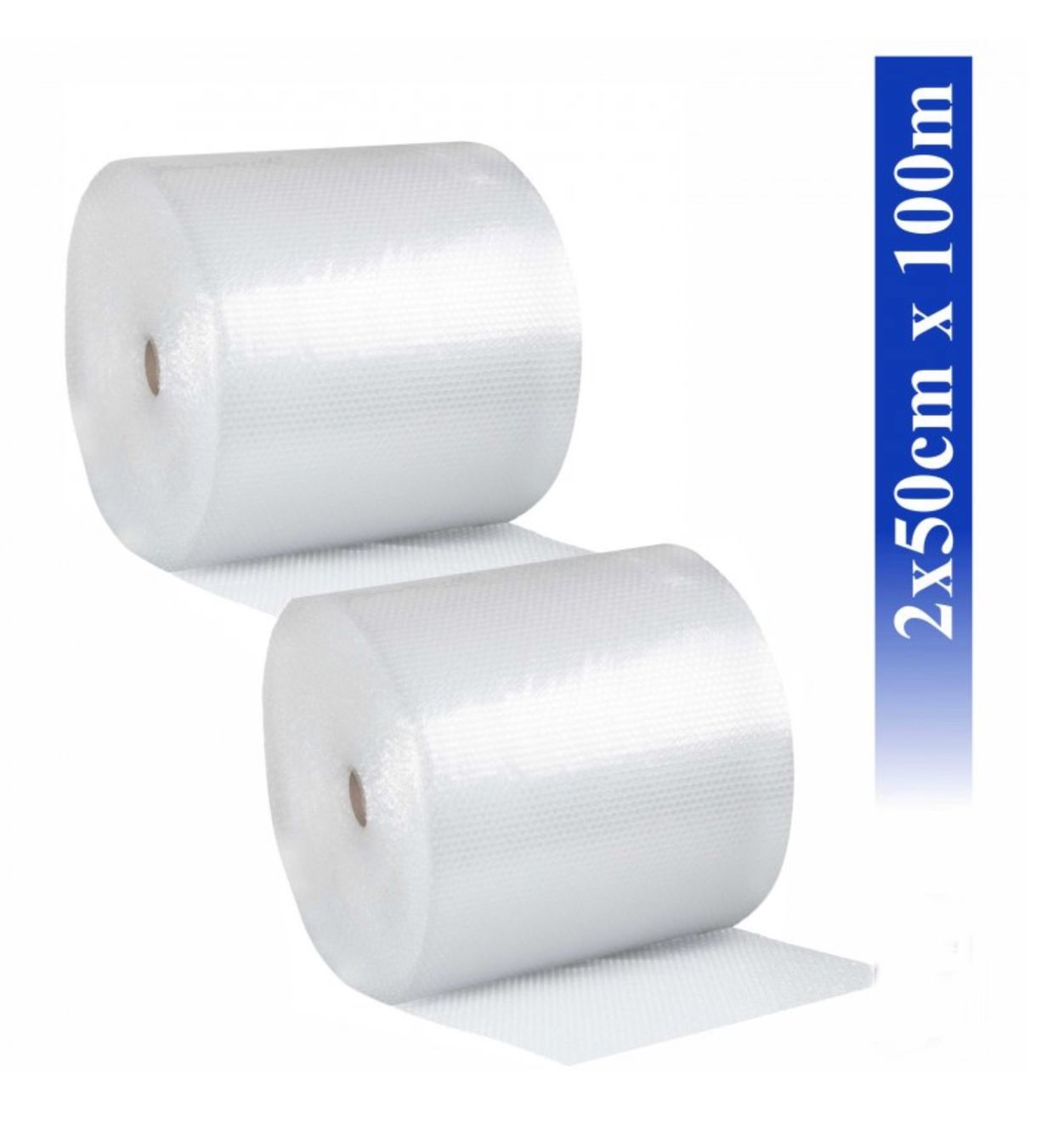 Fogli trasparenti: Luftpolsterfolie 100cm x 100m oder 2 Rl. 50cm x 100m – Nuovo e nell'imballaggio originale da Bülach venduto da StoreInShop.com 5