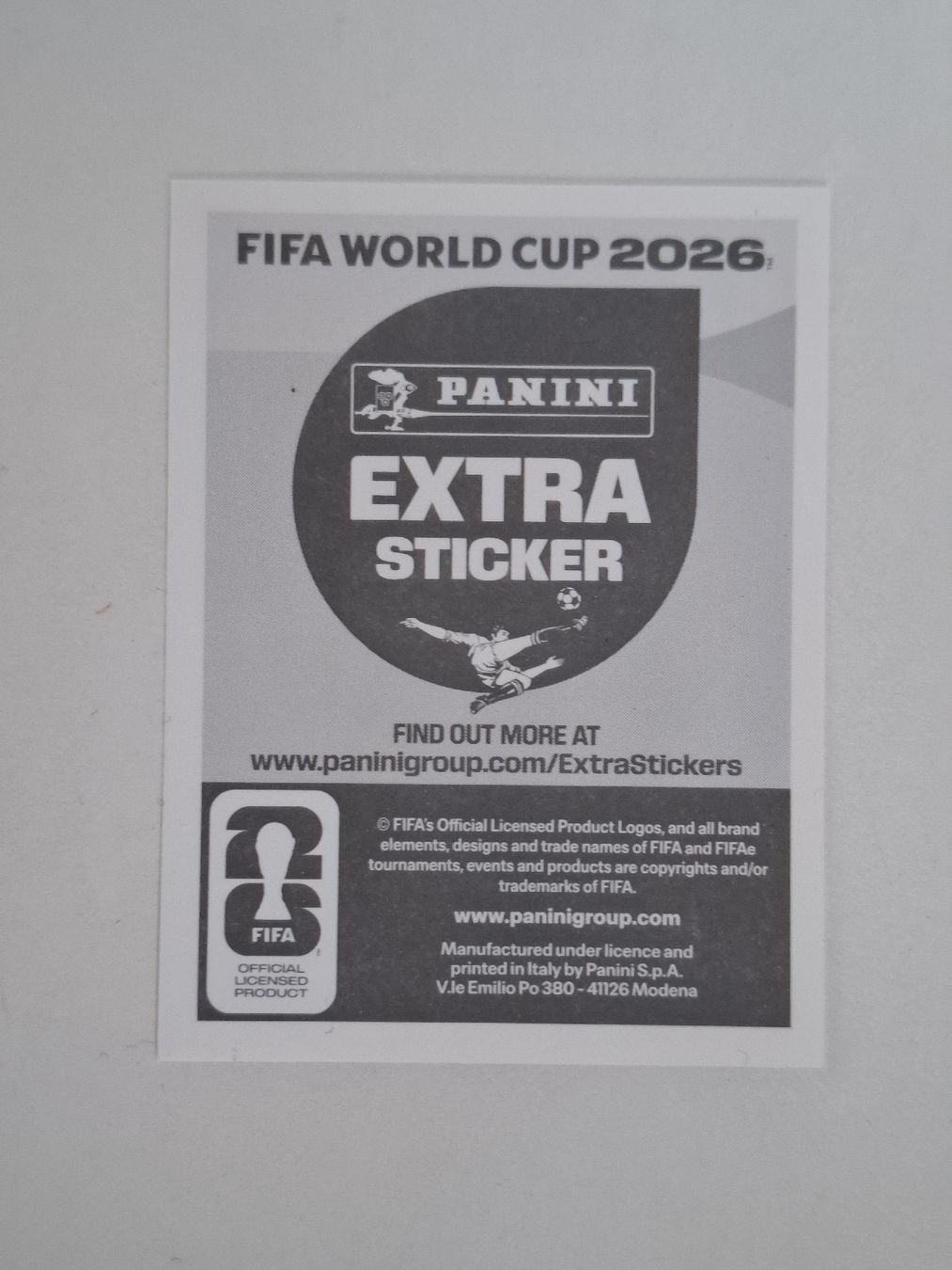 Panini Carte collezionabili: Panini WM 2026 Extra Sticker Achraf Hakimi – Nuovo (secondo la descrizione) da Gossau ZH venduto da pubescens 1