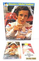 DOSSIER MICHEL VAILLANT JACKY ICKX + CARTE POSTALE + STICKER