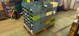 107 Stk gebrauchte Sichtlagerboxen Kunststoffboxen